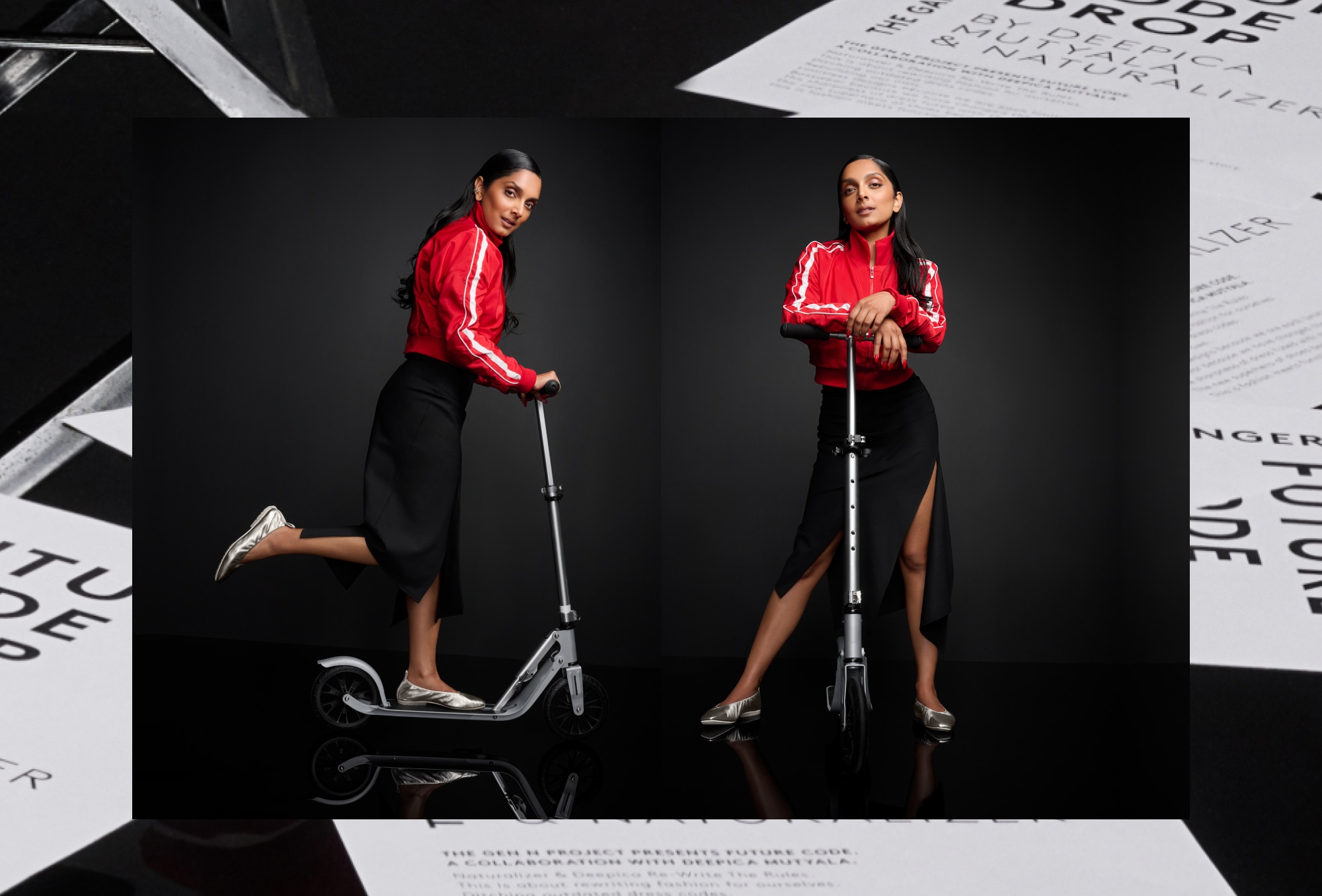 Deepica Mutyala wearing the silver Gamechanger Ballet