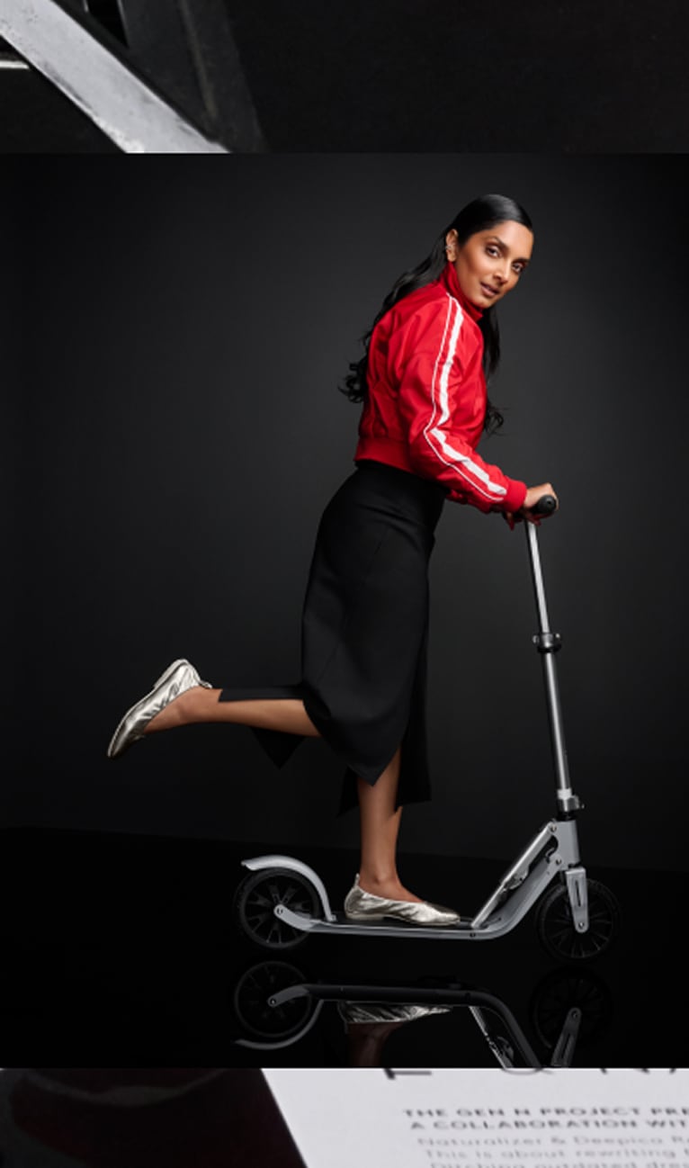 Deepica Mutyala wearing the silver Gamechanger Ballet