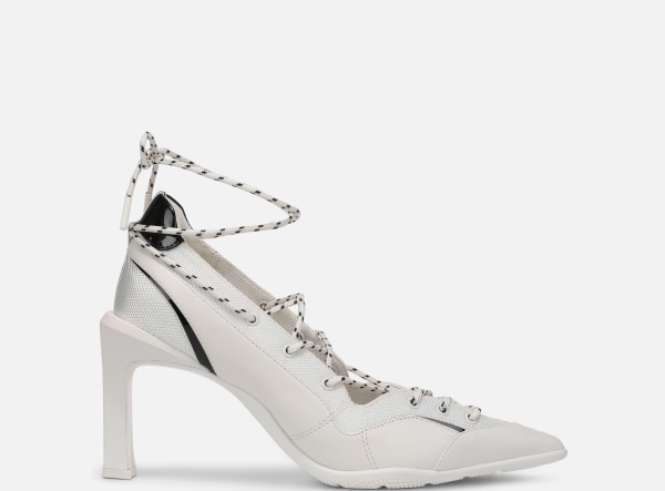 June Ambrose x Naturalizer Zyra pump in white