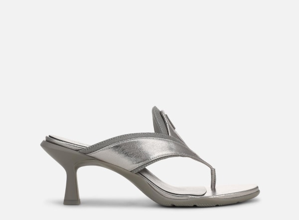 June Ambrose x Naturalizer Ravyn in silver