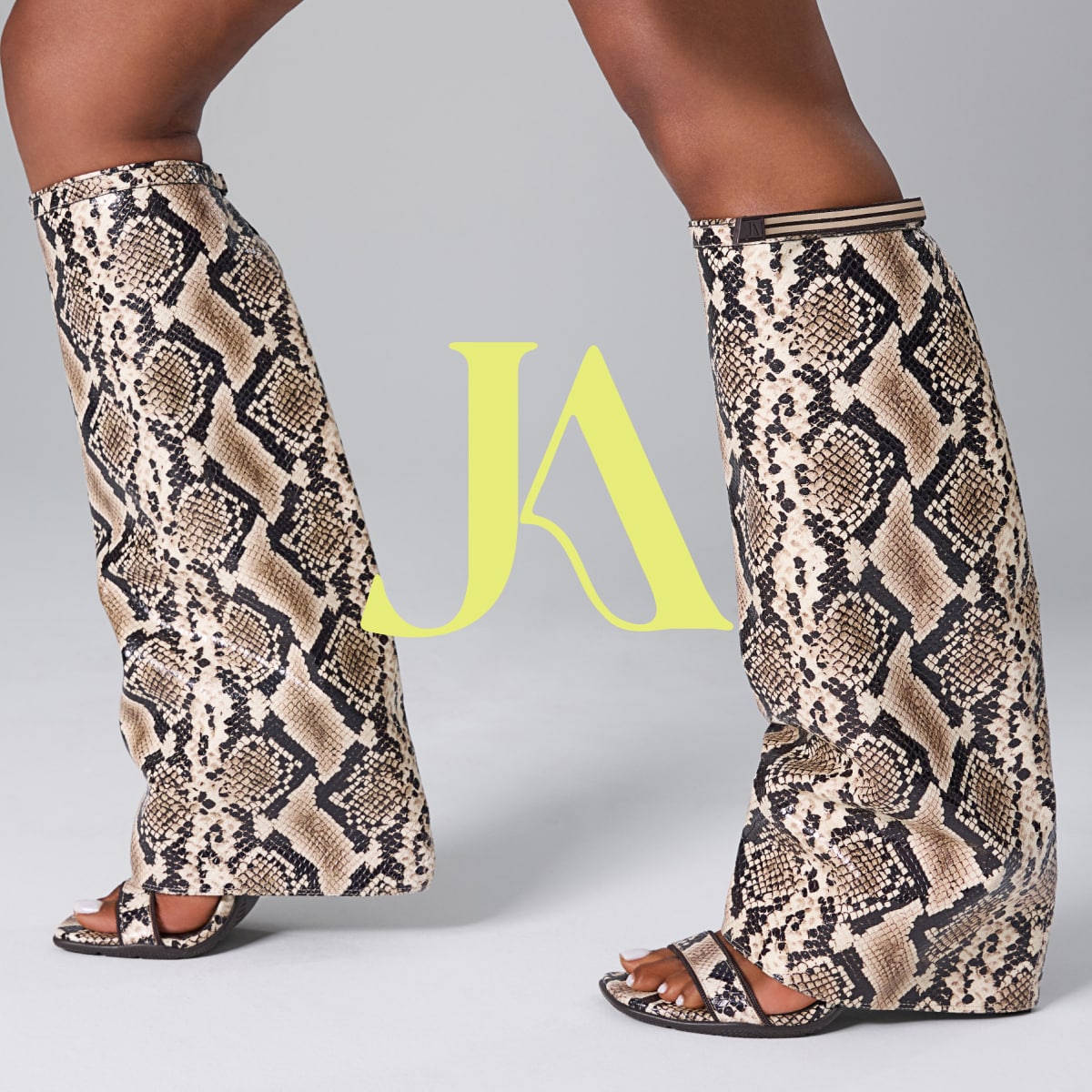 June Ambrose wearing the June Ambrose x Naturalizer Nova Shaft