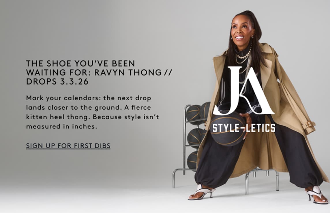 June Ambrose x Naturalizer Ravyn thong sandal