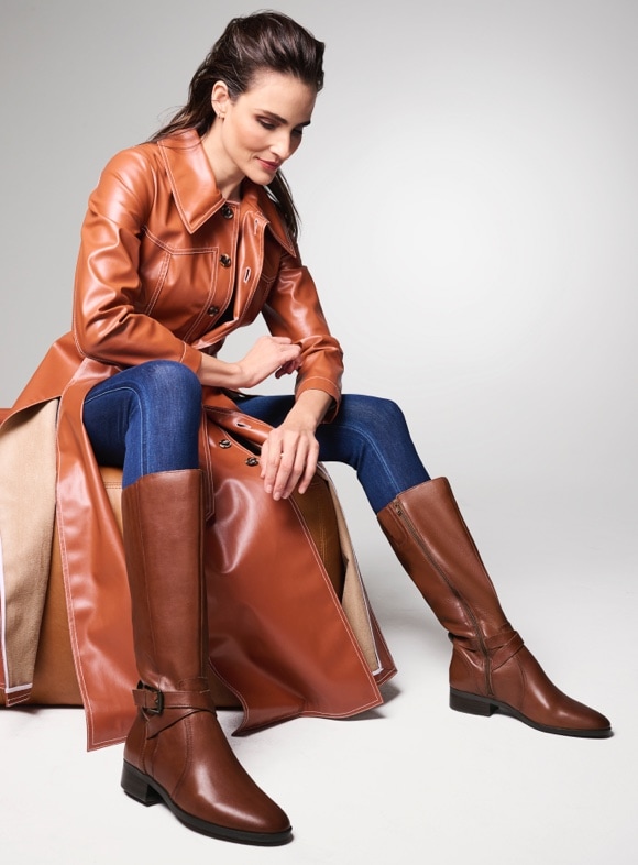 narrow calf boots