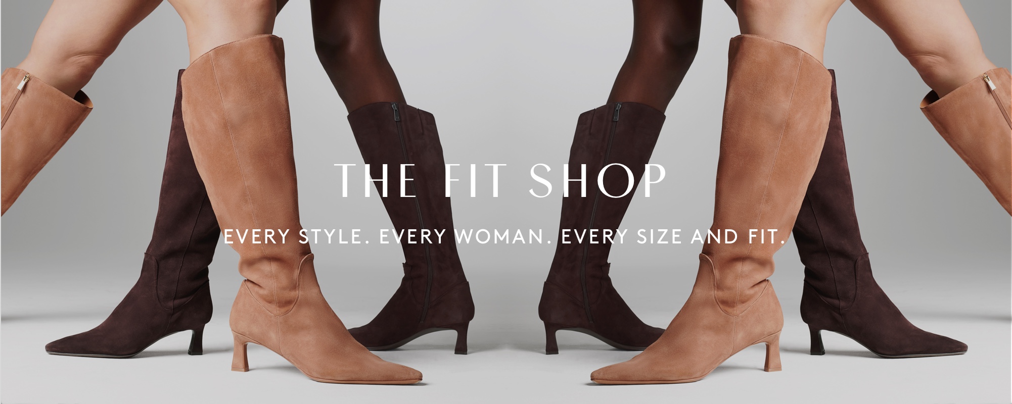 the fit shop. every style. every woman. every size and fit.