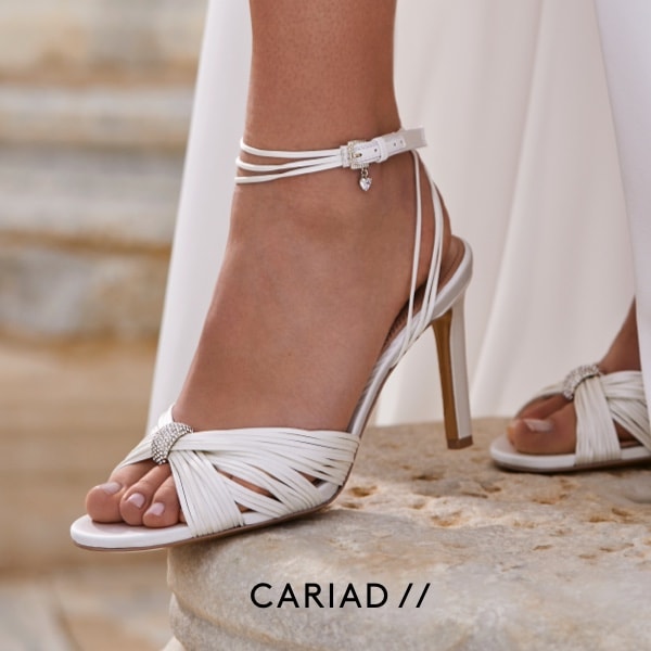cariad heeled dress sandal in white