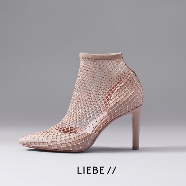 liebe mesh bootie