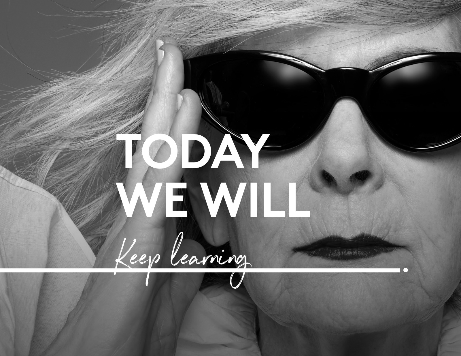 Today We will keep learning.