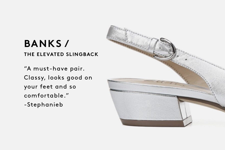 The elevated slingback / Banks