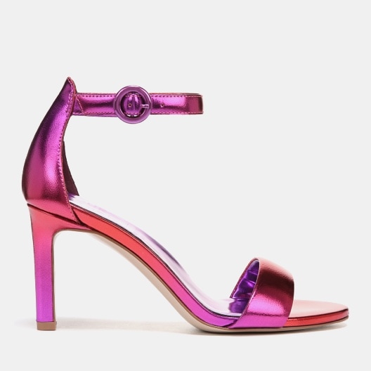 kinsley dress sandal in pink multi leather