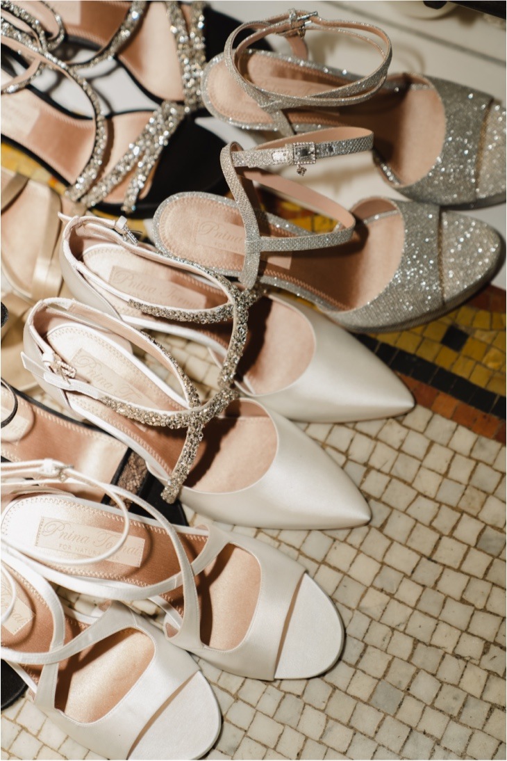 wedding shoes by pnina tornai and nautralizer