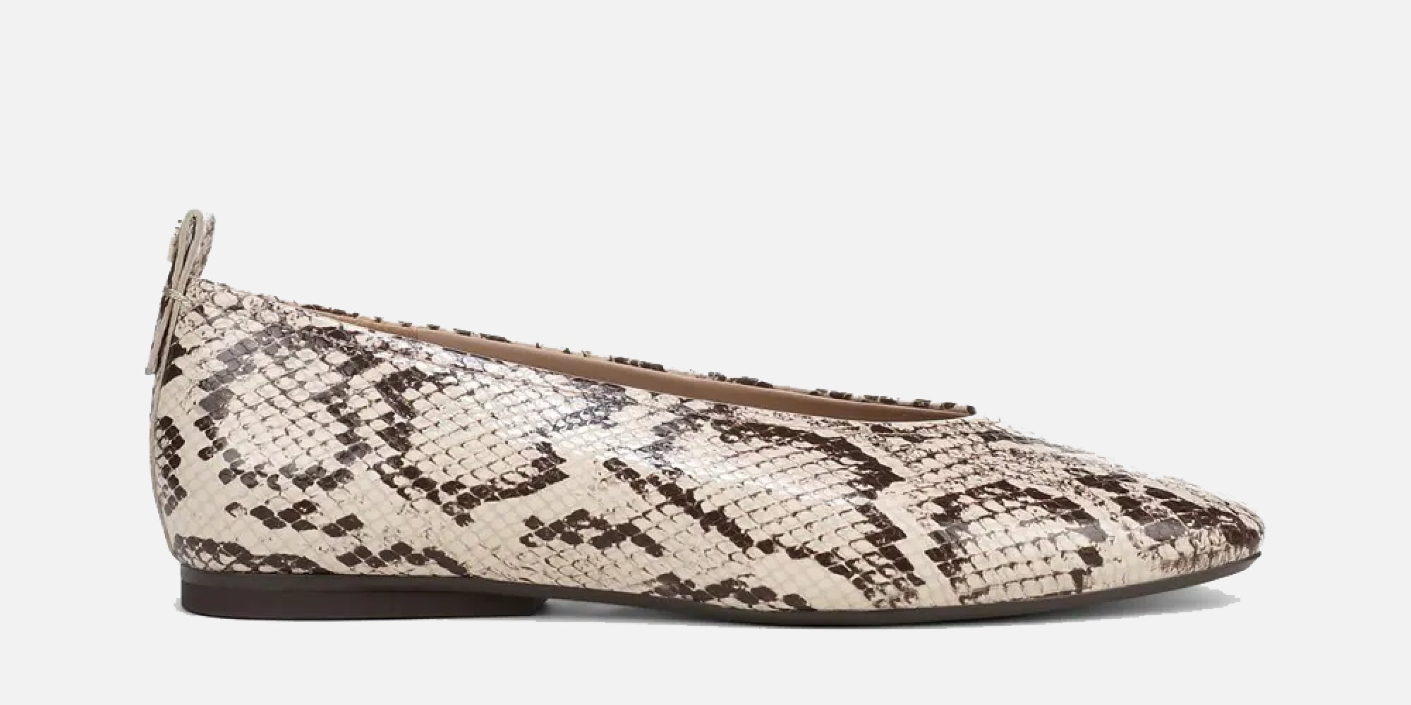 Naturalizer's Carla ballet flat in snake
