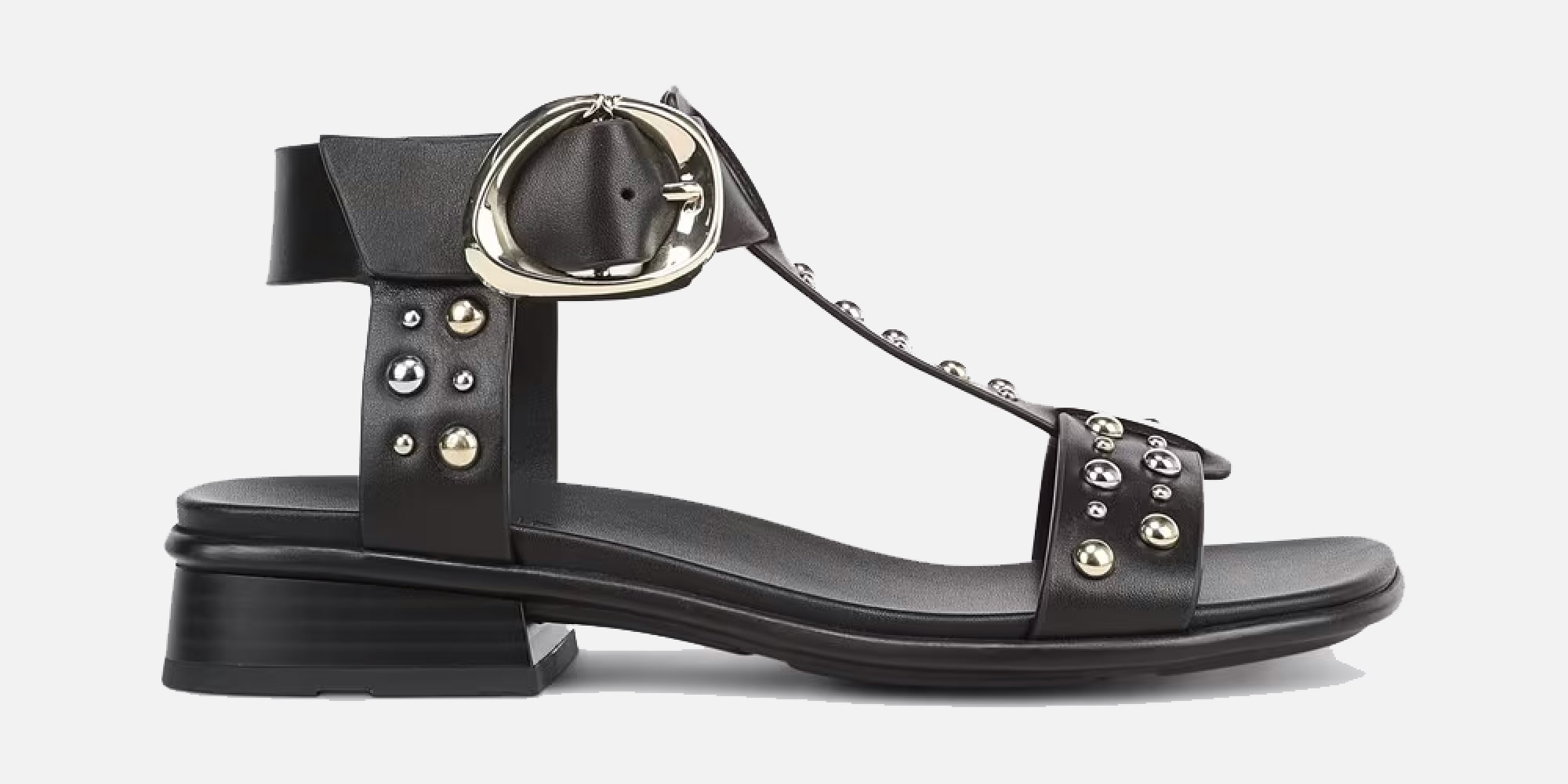 Naturalizer's Brandy sandal in black stud