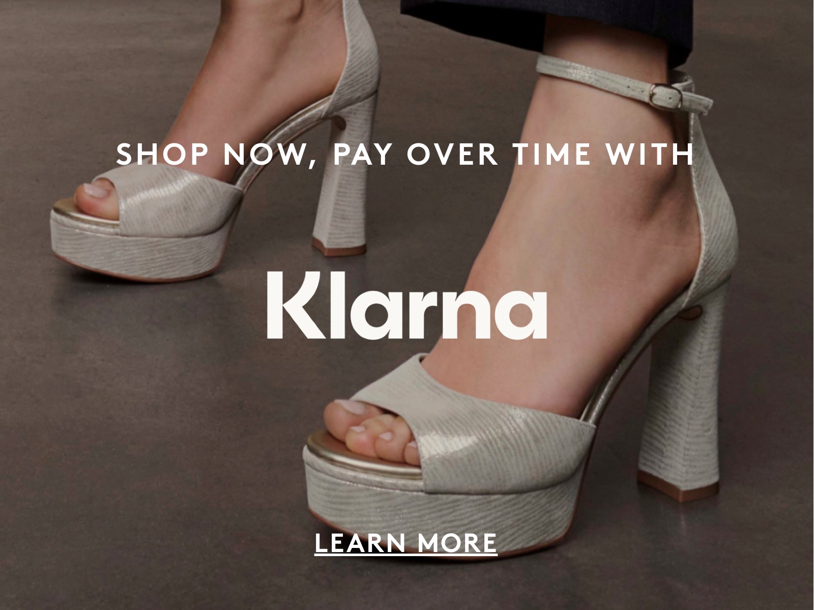 SHOP NOW PAY LATER WITH KLARNA