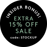 INSIDER BONUS! Extra 15% off sale with code STOCKUP