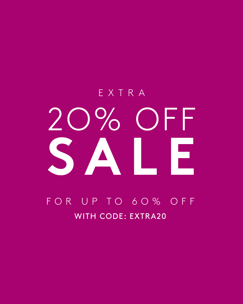 extra 20% off sale for up to 60% off with code EXTRA20
