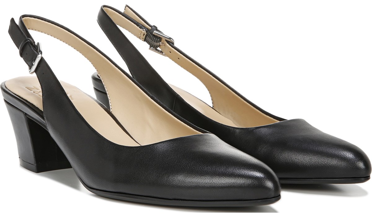 slingback loafers leather