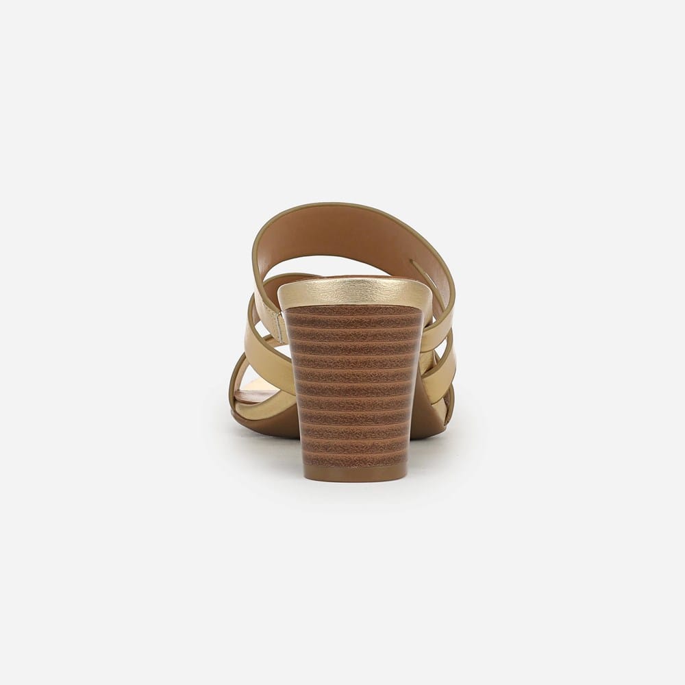 Sandales/slip-on Naturalizer Femme - Taille 8 (M), Motif Géométrique Bleu/blanc, Talon Kitten - Neuves En Boîte