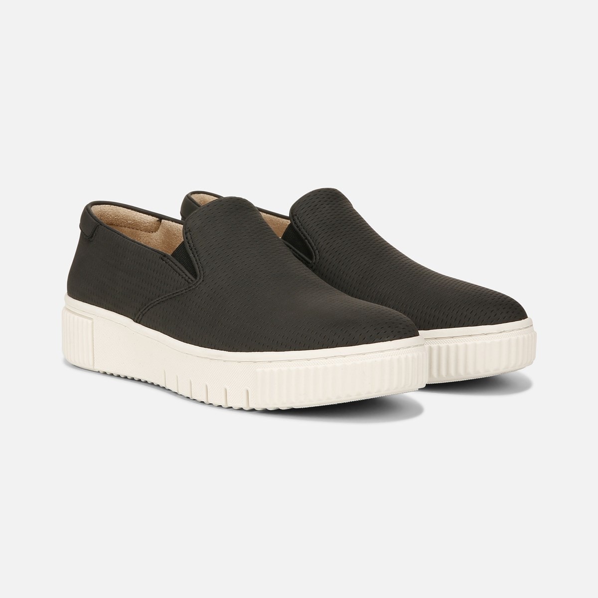 Naturalizer.com | Soul Soul Tia Slip On Sneaker in Black Synthetic Sneakers