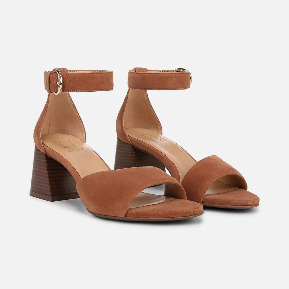 chinese dress ladies CMF Women Dress Sandals Comfortable Low Heels Open Toe Chunky Summer E –  Comofeet main image 1