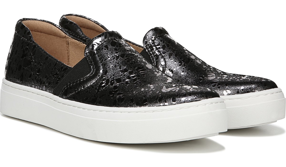 pewter slip on sneakers