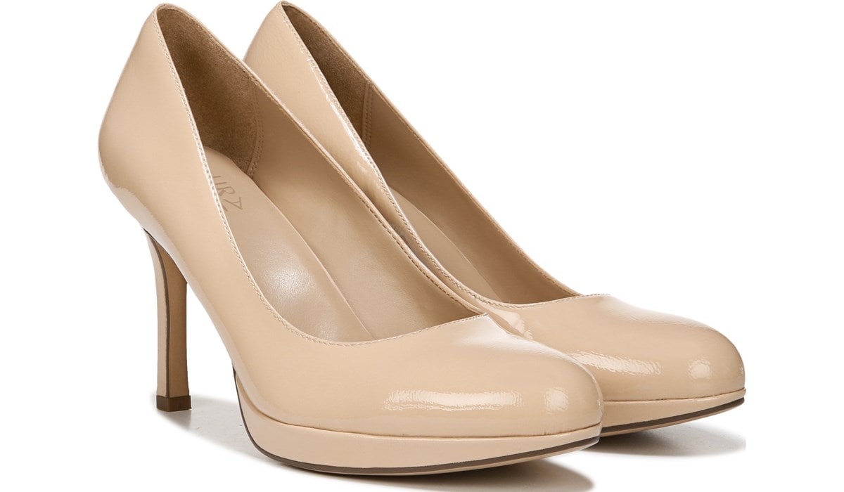 Nude Patent Leather Heels 