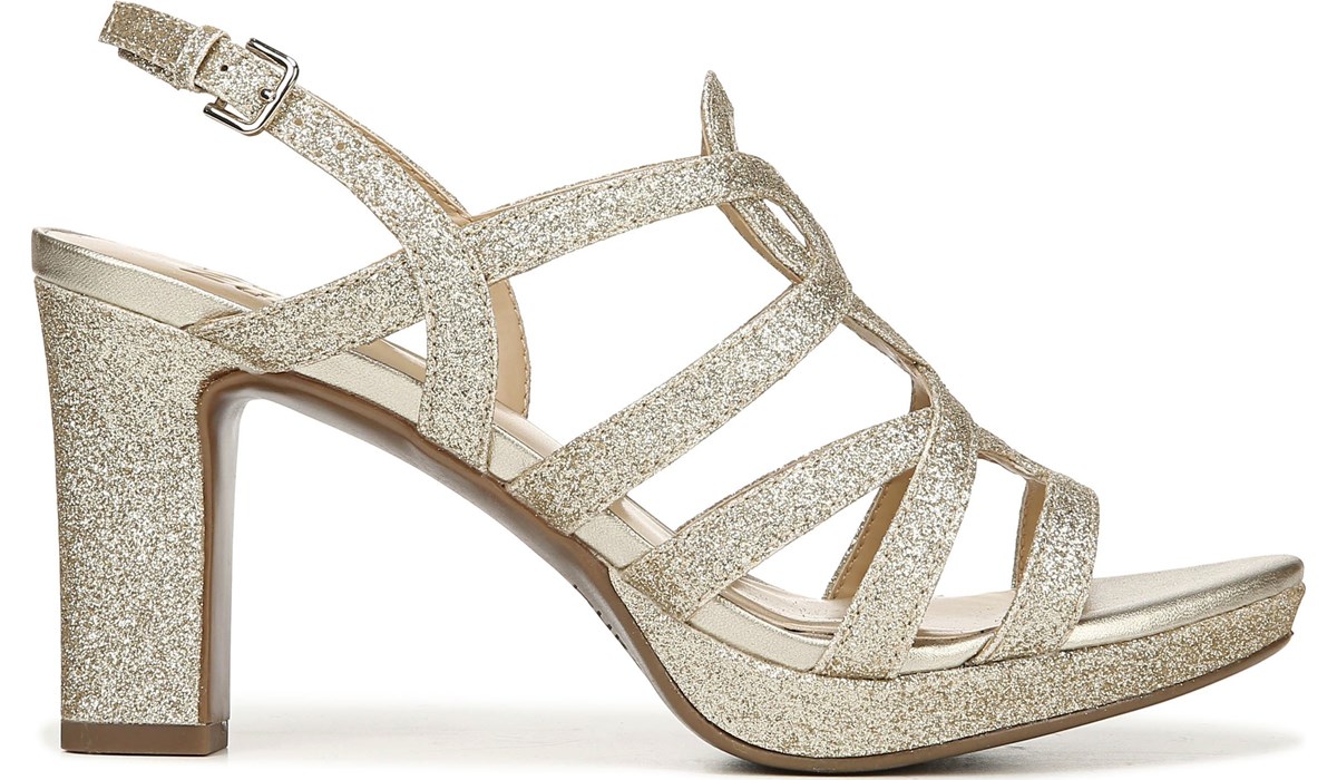 naturalizer cameron silver glitter