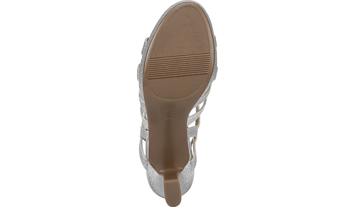 naturalizer cameron silver glitter