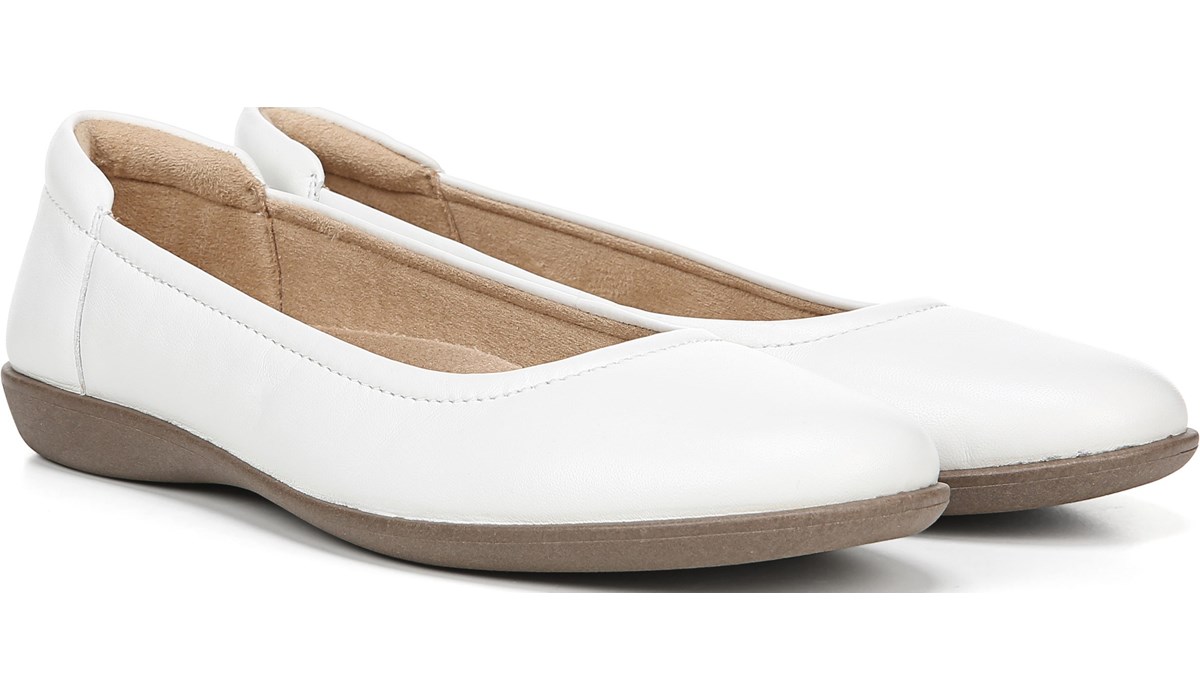 cheap white flats