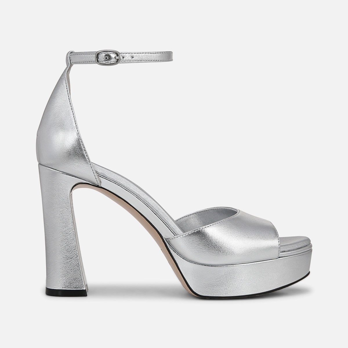 silver dress sandals wide width LifeStride Women's Joy Sandal Silver 9 W