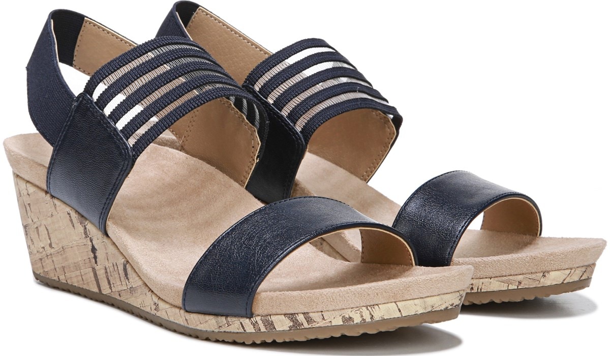 naturalizer navy sandals