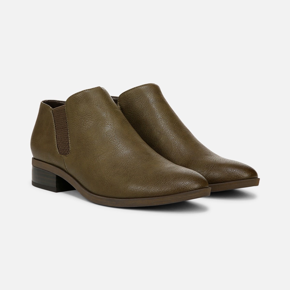 Natural soul peep toe booties online