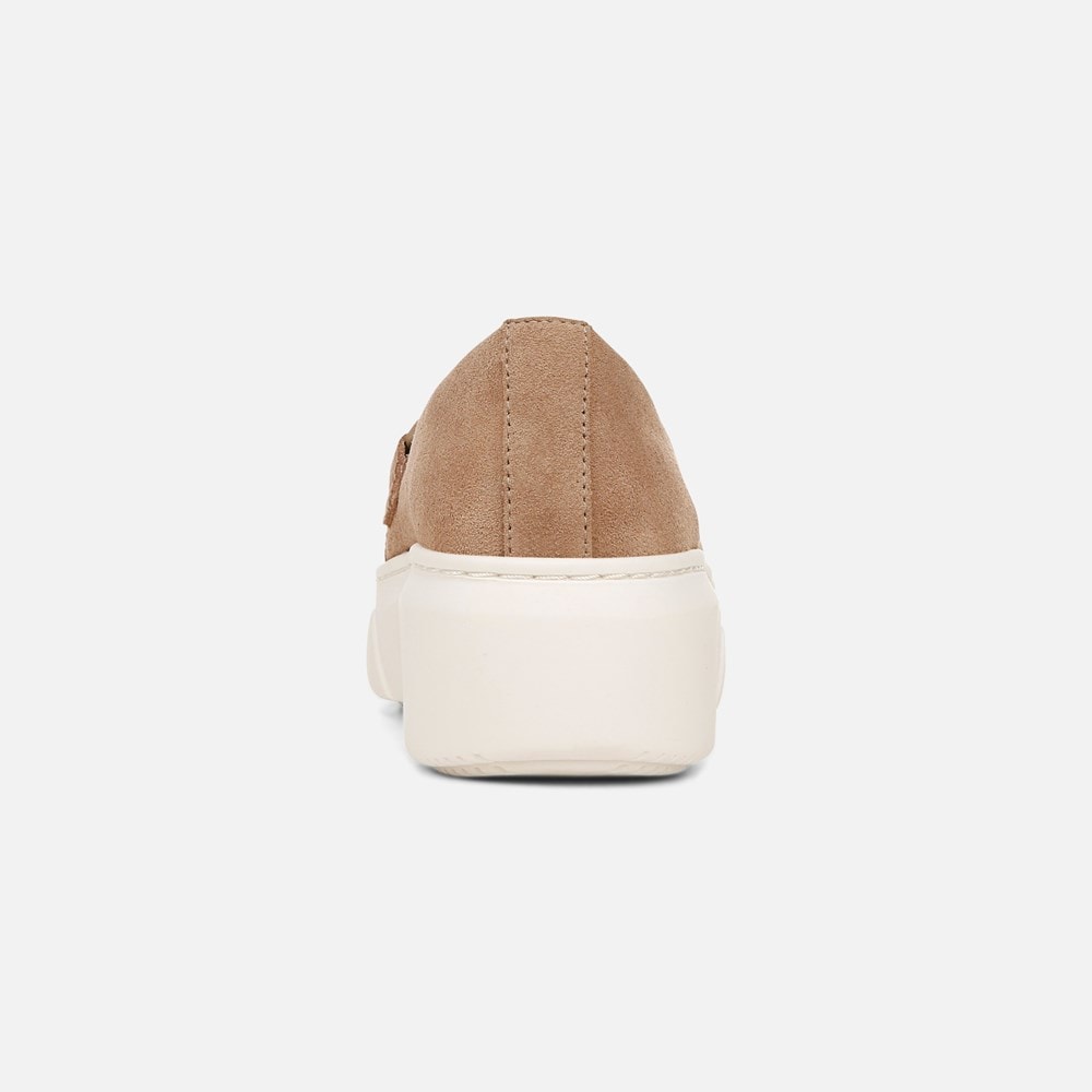 (取寄) ナチュラライザー レディース ダフネ Naturalizer women Naturalizer Daphne Camel Brown Suede Naturalizer Daphne Slip on Sneaker | Womens Sneakers