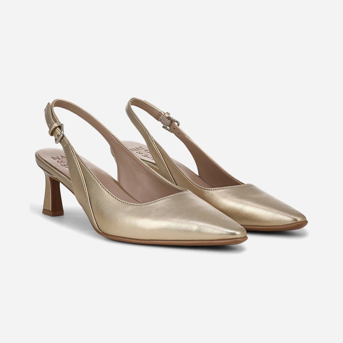 naturalizer gold dress shoes Women's Metallic Hippie