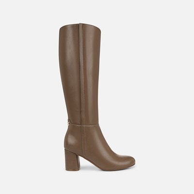 Naturalizer High Shaft Boots Loving Size 9 Medium Dark Taupe