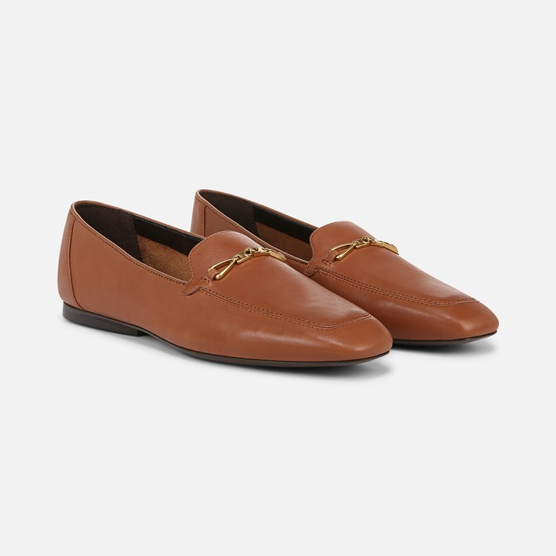 Naturalizer Cecilia Loafer Shoes, English Tea Brown Leather, 6.5M