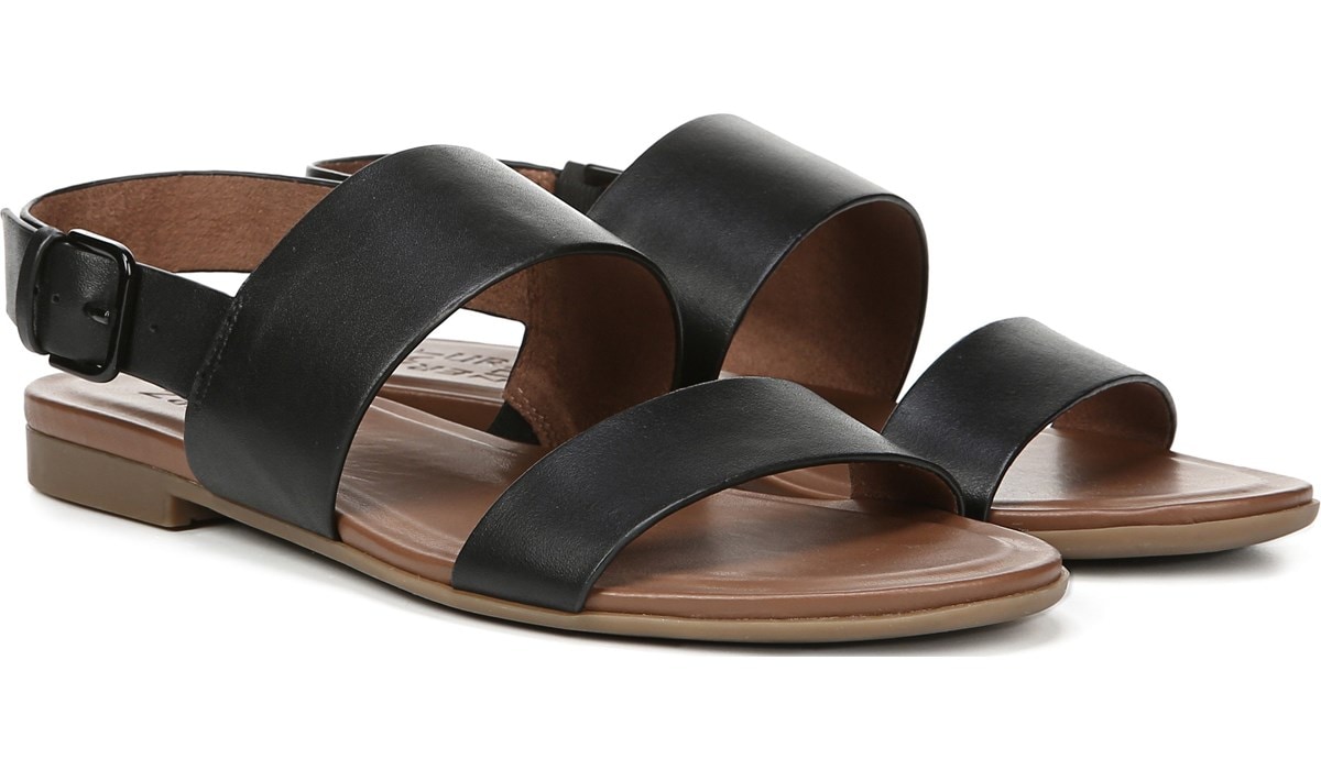 black boho sandals