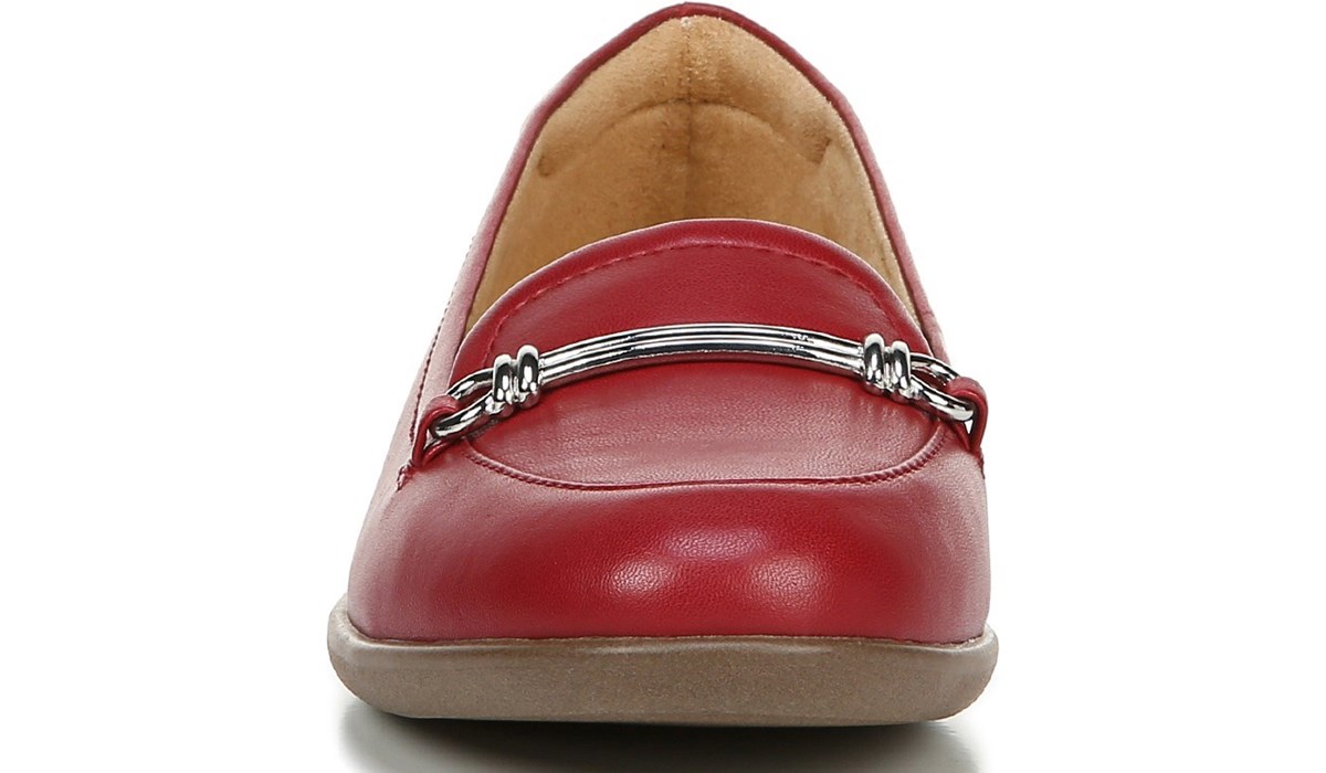 naturalizer red flat shoes