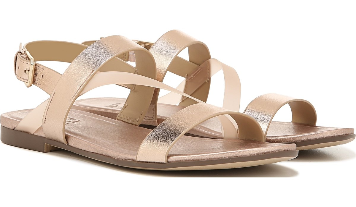 naturalizer rose gold sandals