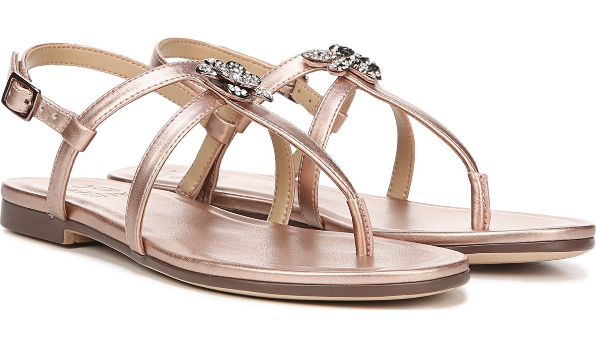 naturalizer rose gold sandals
