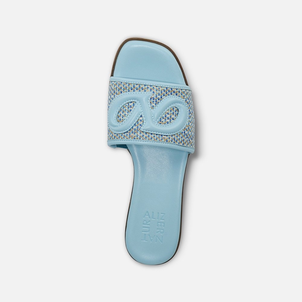 (取寄) ナチュラライザー レディース  Naturalizer women Genevieve2 Angel Blue Woven Fabric Naturalizer Genevieve Slide Sandal | Womens Sandals
