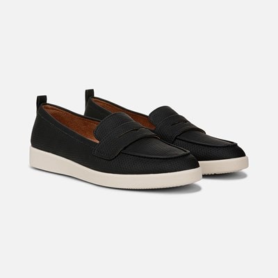(取寄) ナチュラライザー レディース ソウル - Naturalizer women Naturalizer SOUL Naturalizer - Idea-Moc Black Faux Leather Naturalizer SOUL Idea Moc Loafer | Womens Flats