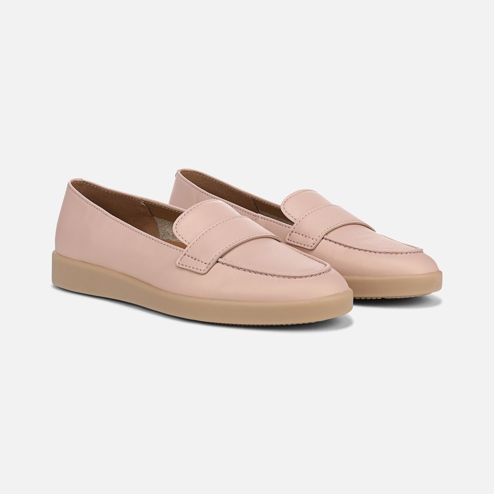 (取寄) ナチュラライザー レディース カリス Naturalizer women Karis Cameo Blush Pink Leather Naturalizer Karis Loafer | Womens Flats