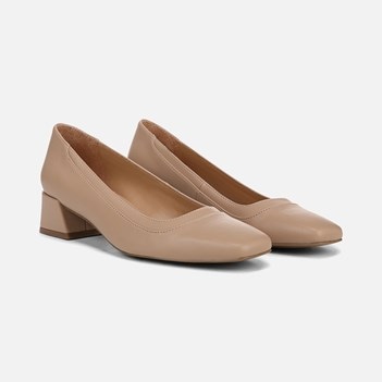 Huntley Block Heel Pump