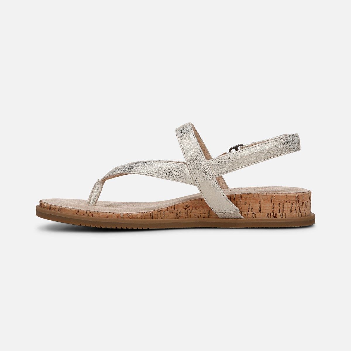 slim fit dress slacks Flat Gold Sandals - All Beachwear