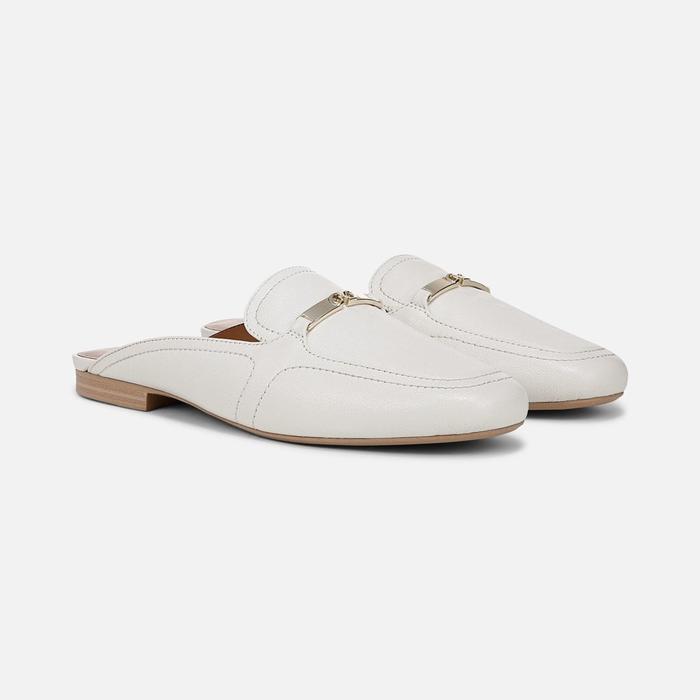 (取寄) ナチュラライザー レディース エマソン Naturalizer women Emerson Warm White Leather Naturalizer Emerson Mule | Womens Flats