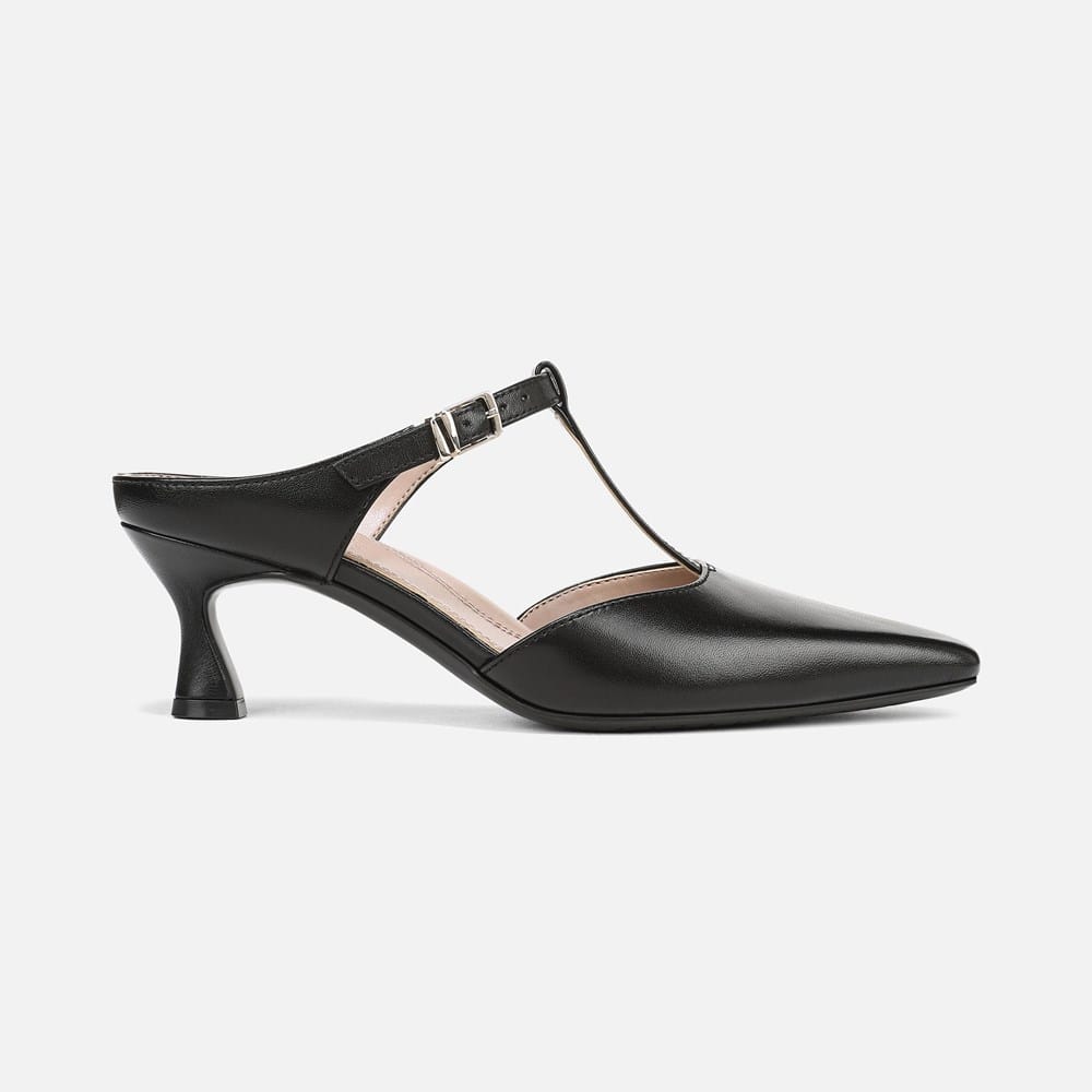 JENNIFER BAZAAR 黒レザー・ポインテッドトゥ・カットアウトブーティ Naturalizer Gem Mule Pump | Womens Heels