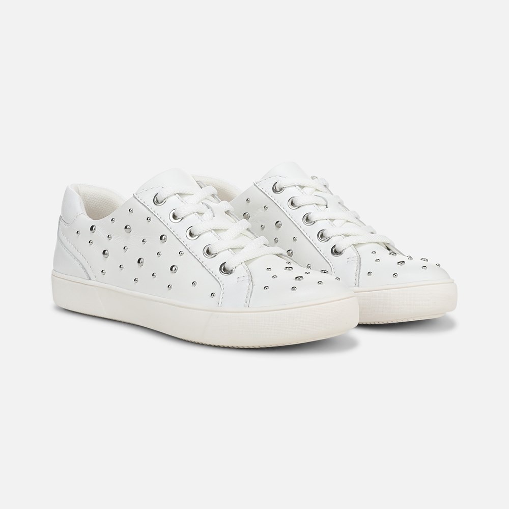 (取寄) ナチュラライザー レディース モリソン Naturalizer women Morrison White Stud Leather Naturalizer Morrison Sneaker | Womens Sneakers