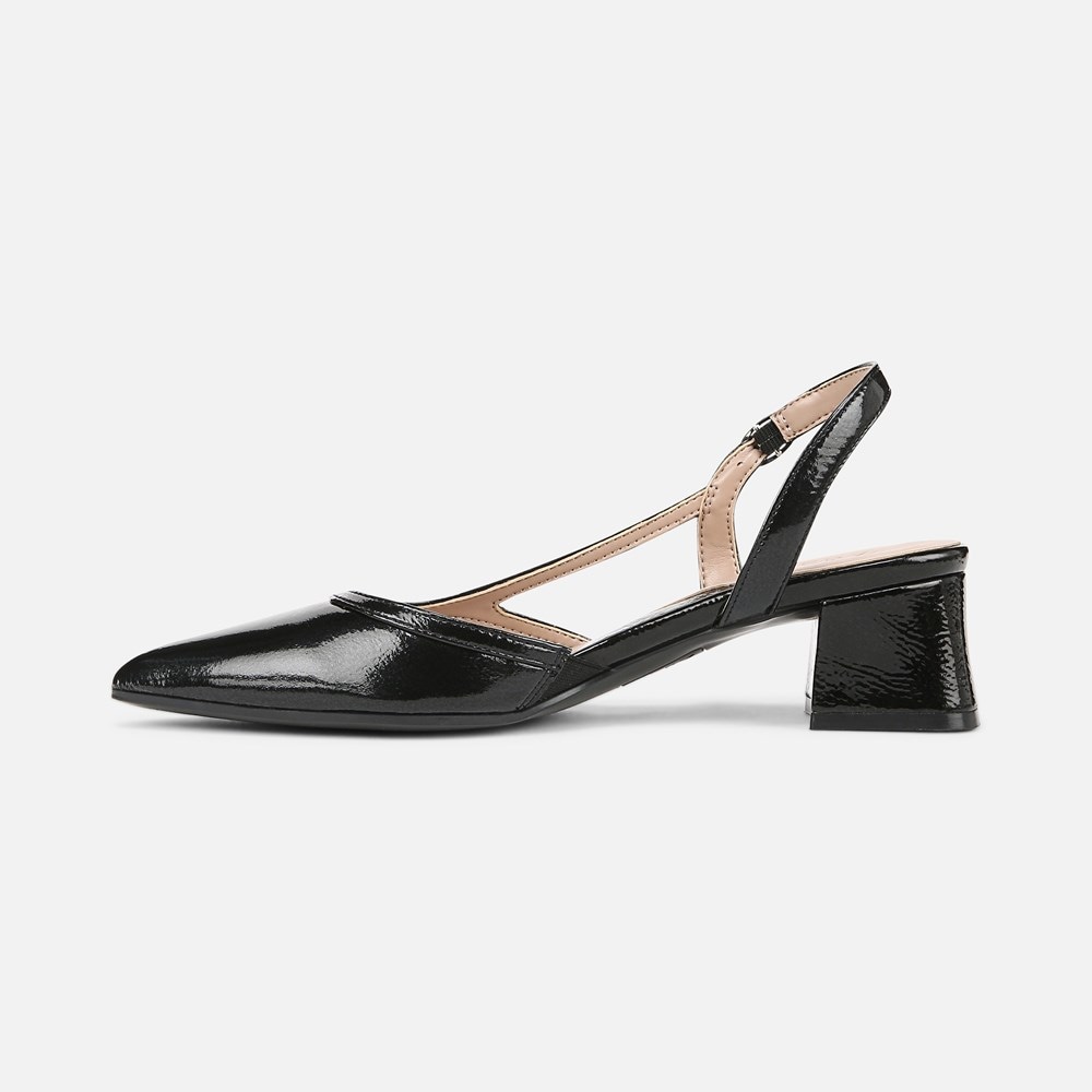 (取寄) ナチュラライザー レディース ミラ ドレス シューズ Naturalizer women Mila Dress Shoes Black Leather Naturalizer Mila Dress Shoe | Womens Heels