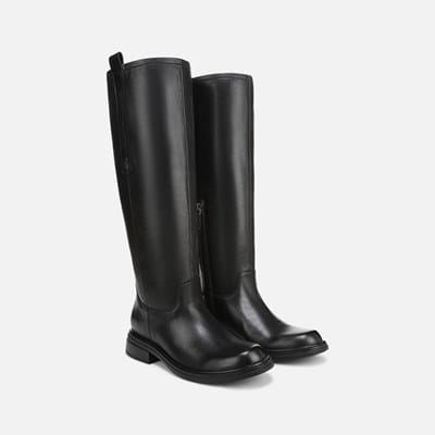 Naturalizer Women's Wanya Bootie - Leather/Suede Ankle Boot With Side Zipper & Buckle Detail, Comfort Footbed