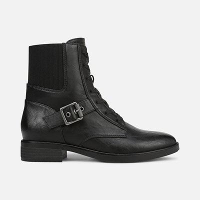 ショートブーツ・ブーティ Off-White Woman Flat ankle boots Black OWID035F23LEA001 1072 Off-White spring ankle boots - Black - Women